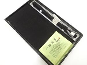 未使用品　正絹　喪服用　手組帯締め・帯揚げセット